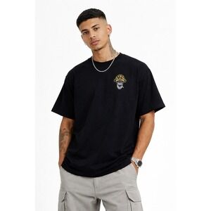 Port Company Core Cotton High Skull‎ Smoker Black Tee Size L